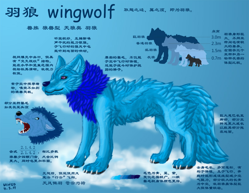 【兽族－狼－天狼】羽狼 Ae33e810