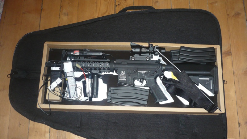 Vends M4 CQB + nombreux accessoires Neuf jamais servi Garantie 12mois P1030111