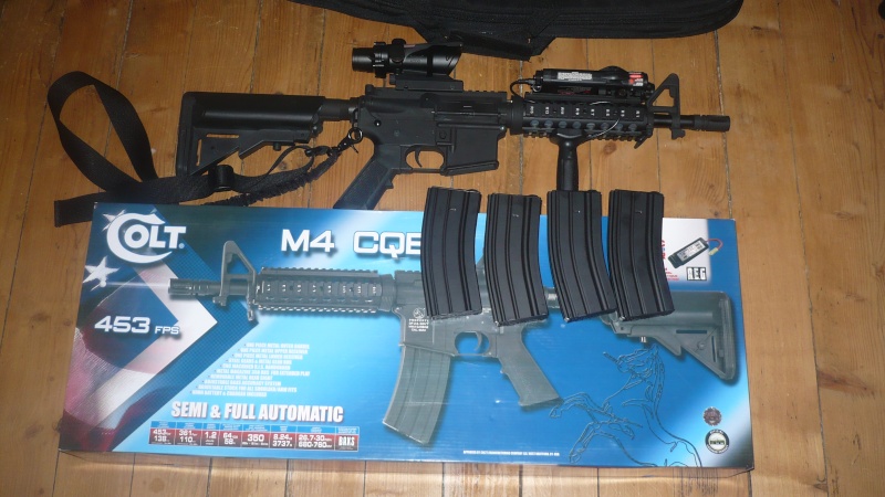 Vends M4 CQB + nombreux accessoires Neuf jamais servi Garantie 12mois P1030112