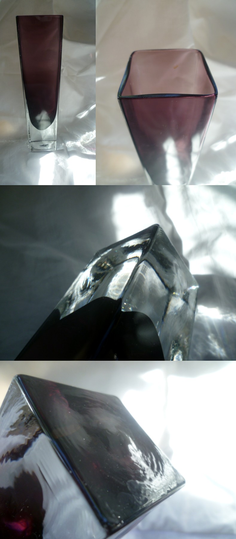 Possible Sommerso squared vase old or new? Asom10