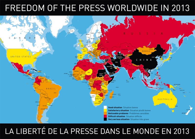Liberté de la presse dans le monde. 1710-c10