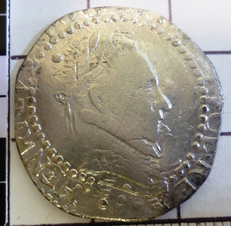 Quart de franc au col plat pour Henri III Na7_co10