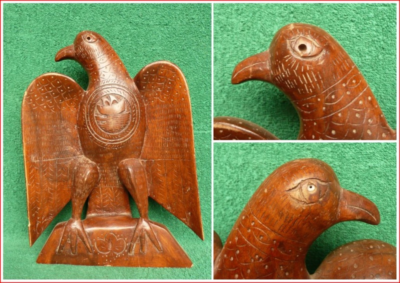 Ocarina oiseau et sculpture bois d'aracara Oiseau11