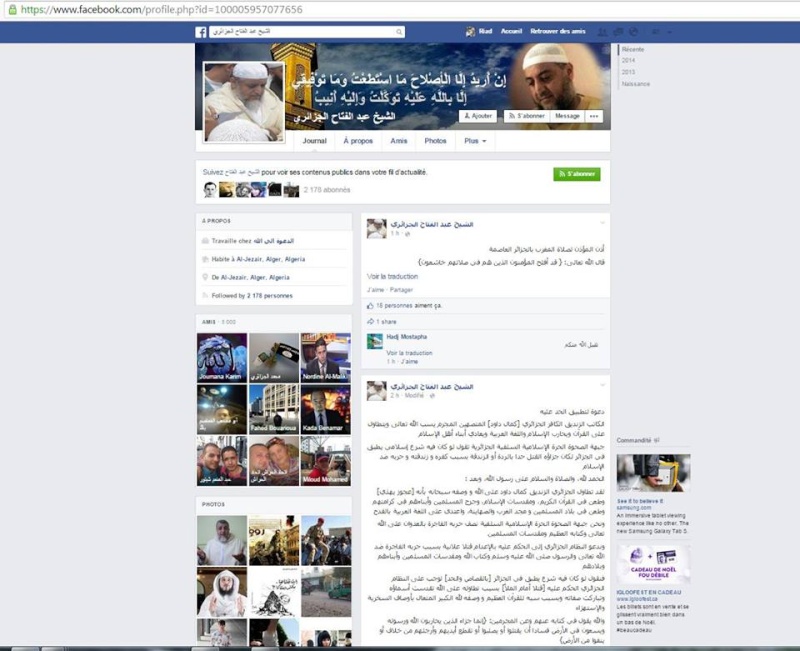 Fatwa pour tuer kamel Daoud émise par le mouvement salafiste algérien et signé par Abd El Fettah Hamdache... 110