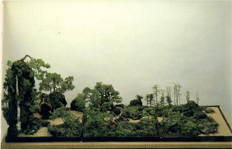 Tray landscape (giant saikei) Image110