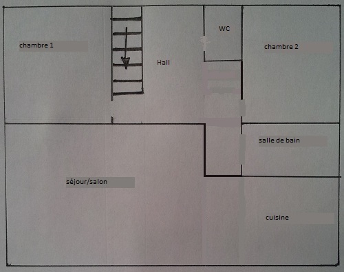 Maison 70s à rénover : avis pour les chambres svp ? Plan310