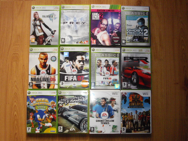 [Vente] Jeux vidéo : xbox 360 et Wii Imgp8910