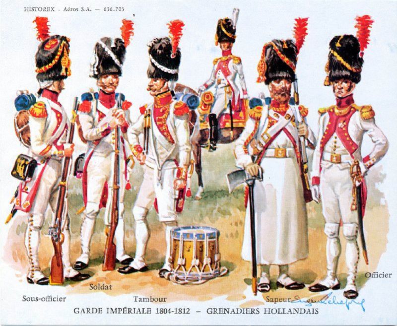 1810 : grenadier hollandais de la garde impériale Crbst_11