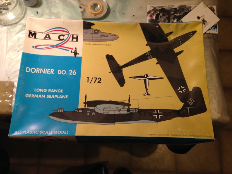 (concours avions allemands WWII) Do 26 de Mach 2 au 1/72 MONTAGE TERMINE Img_1114