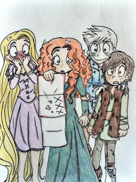 (Fan art) Merida, Rapunzel, Jack et Hiccup - The Big Four - Page 25 94688110