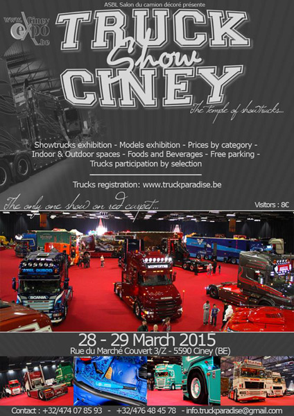 (03) - Mars 2015 : 28 & 29 : Exposition à CINEY (BELGIQUE). Trucks11
