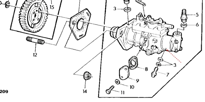 Pompe injection Rotodiesel 214013
