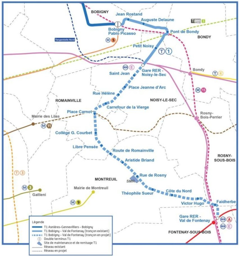 Tramway T1 - Prolongation de Noisy-le-Sec au Val de Fontenay Detail10