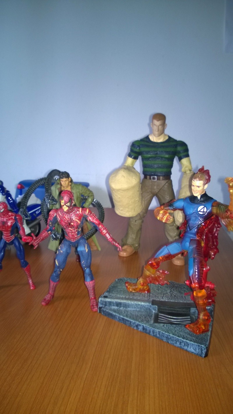 VENDO ACTION FIGURES varie (Spiderman, Uomo sabbia, Torcia umana, Dr. Octopus, Power Rangers) Wp_20111