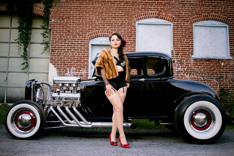 hot rod, custom and classic car babes - Page 5 10571912
