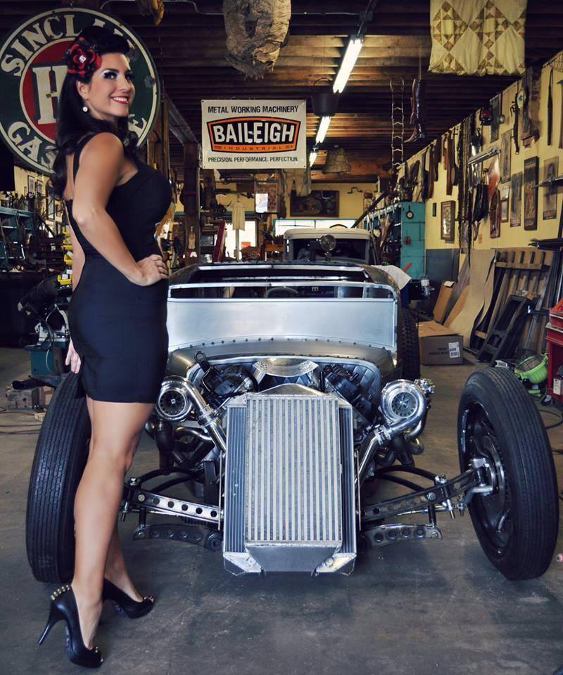 Hot Rod Custom And Classic Car Babes Page 5