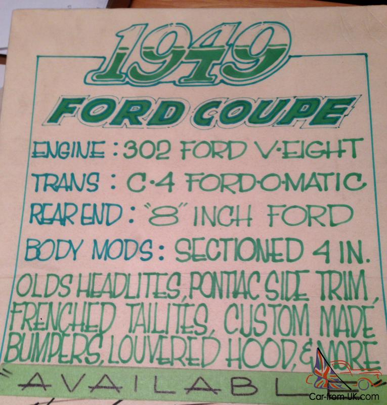 Ford 1949 - 50 - 51 (shoebox) custom & mild custom galerie - Page 14 Ebay6620