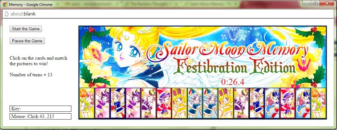 Sailor Moon Memory - Festibration Edition!  13turn10
