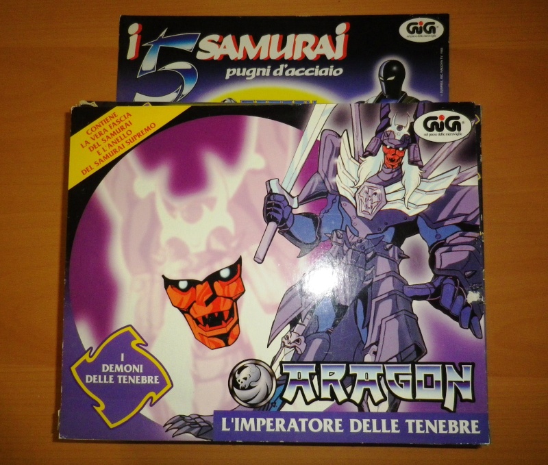 I CINQUE SAMURAI TAKARA/GIG del 1988 - Lotto di 6 personaggi in ottime condizioni 0115