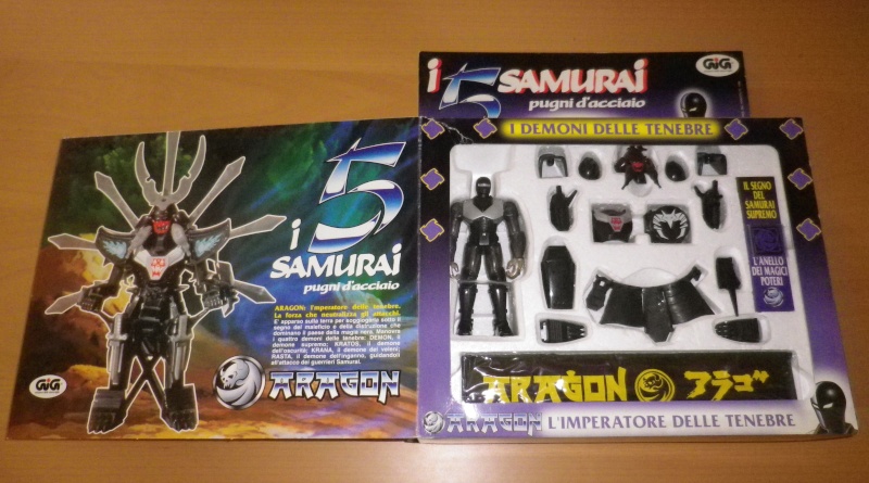 I CINQUE SAMURAI TAKARA/GIG del 1988 - Lotto di 6 personaggi in ottime condizioni 0213