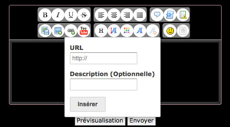 Comment citer, mettre un spoiler et coller un URL sous un autre nom ? Lien210