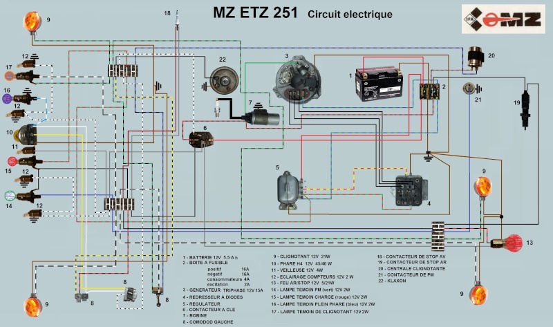 Schéma électrique 251  Circui24
