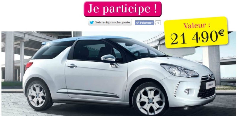 30.07 Blanche porte / 1 Citroën DS3 e-HDI 90 BVM à gagner DLP: 28/02/2015 Sans_t53
