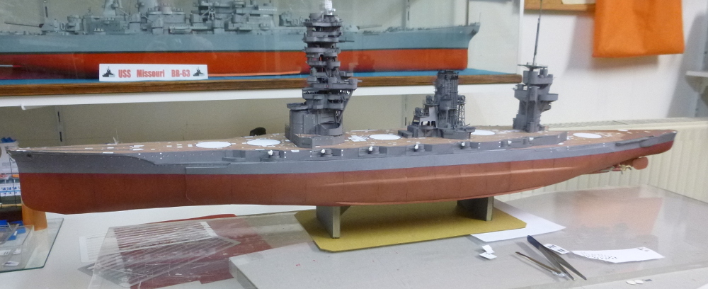 Jap. Schlachtschiff FUSO in 1:200 Halinski gebaut von Millpet   - Seite 22 P1030930