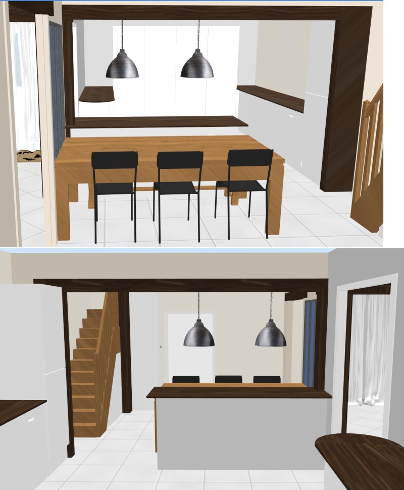 idée couleur murs salon/salle à manger meubles en chêne - Page 2 Cuisin10