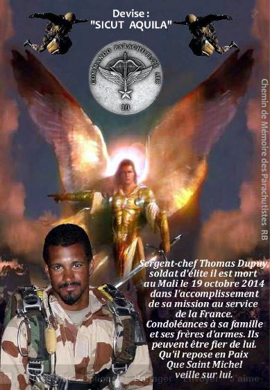 Le sergent-chef Thomas Dupuy, 32 ans, est mort dans la nuit du 29 octobre 2014 au Mali
