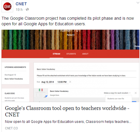 Google's Classroom tool open to teachers worldwide Temp498
