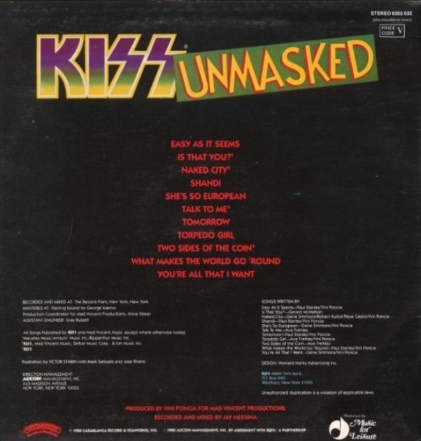 1980 - Unmasked B3010