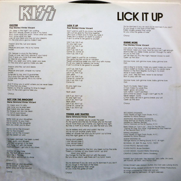 1983 - Lick it up R-154916