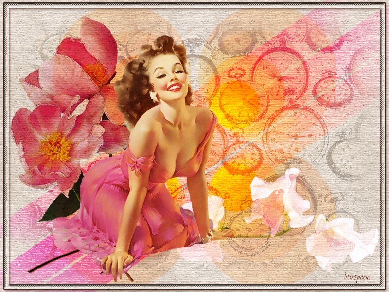 Concours PIN UP en rose Pinup11