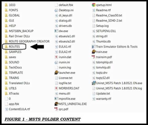 msts route an essential file is missing