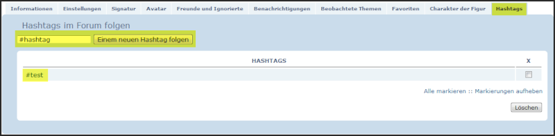 [Neue Funktion] Hashtags & Benutzernamen-Tags Update21