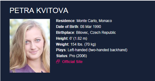 PETRA KVITOVA (Tchèque) Petra10