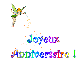 JOYEUX ANNIVERSAIRE Clochette C2d53110