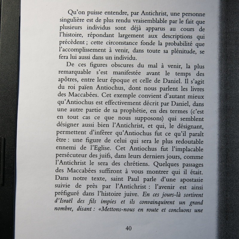 Cardinal John Henry Newman : Pour la première fois en français les Quatre Sermons sur l'Antichrist ! - Page 6 Img_0023