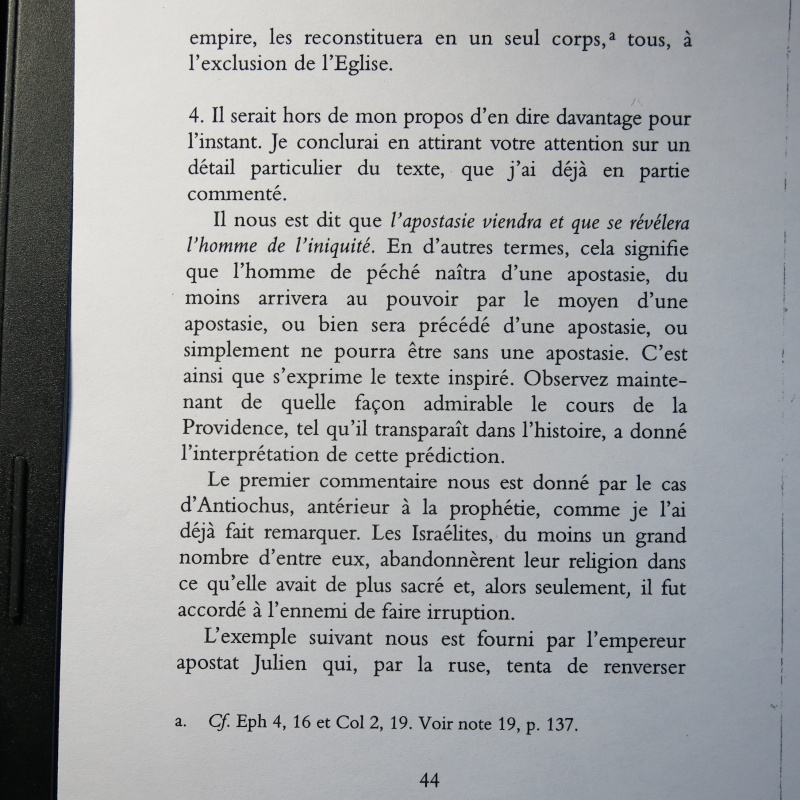 Cardinal John Henry Newman : Pour la première fois en français les Quatre Sermons sur l'Antichrist ! - Page 6 Img_0027