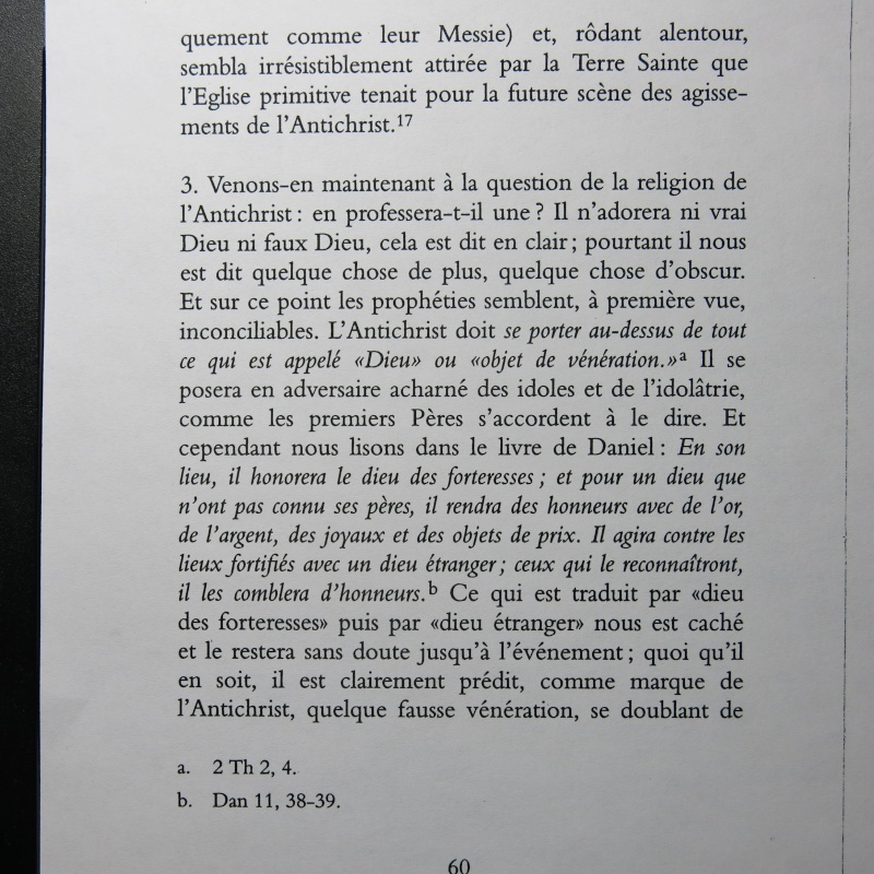 Cardinal John Henry Newman : Pour la première fois en français les Quatre Sermons sur l'Antichrist ! - Page 9 Img_0051