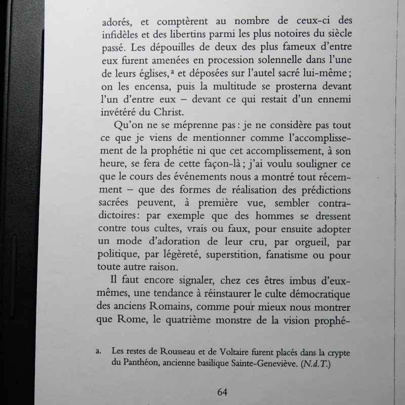 Cardinal John Henry Newman : Pour la première fois en français les Quatre Sermons sur l'Antichrist ! - Page 10 Img_0113