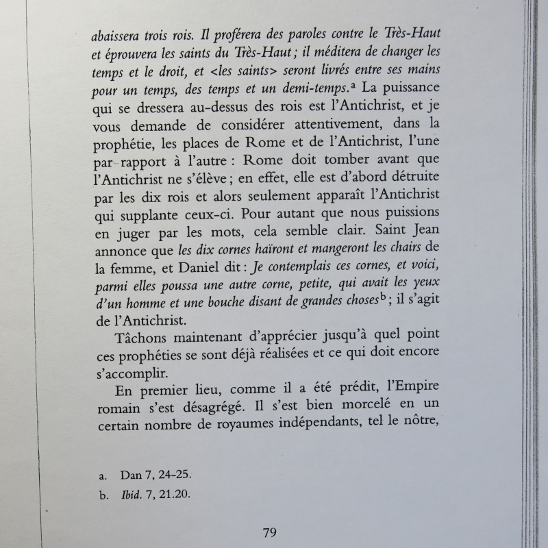 Cardinal John Henry Newman : Pour la première fois en français les Quatre Sermons sur l'Antichrist ! - Page 12 Img_0131