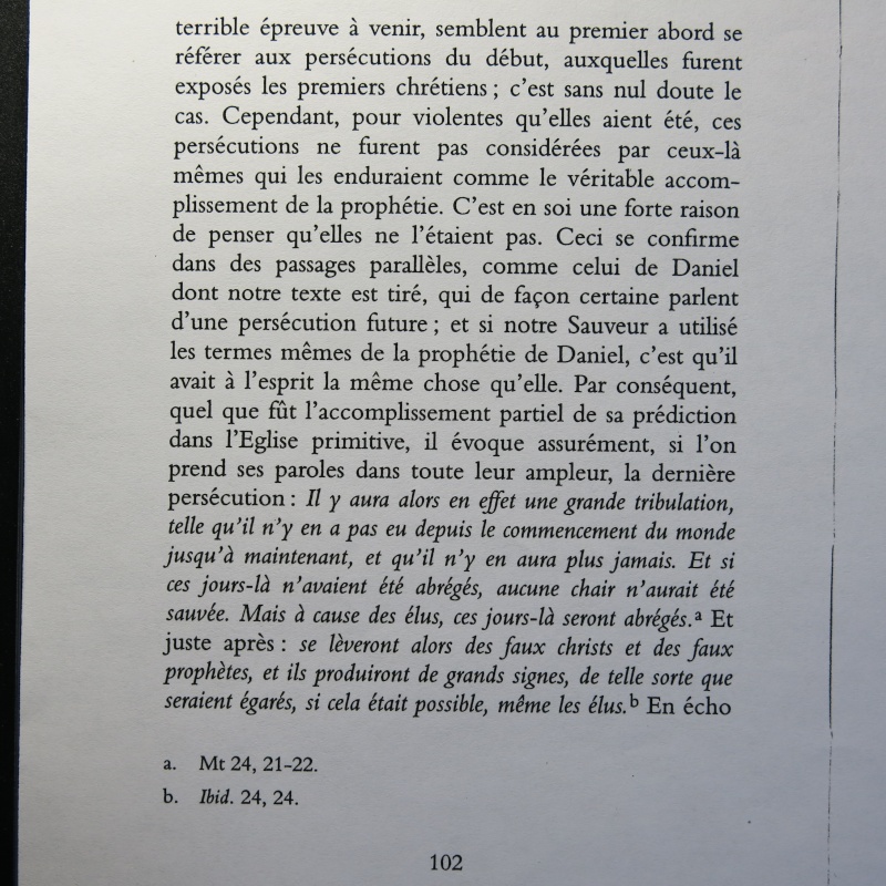 Cardinal John Henry Newman : Pour la première fois en français les Quatre Sermons sur l'Antichrist ! - Page 14 Img_0154