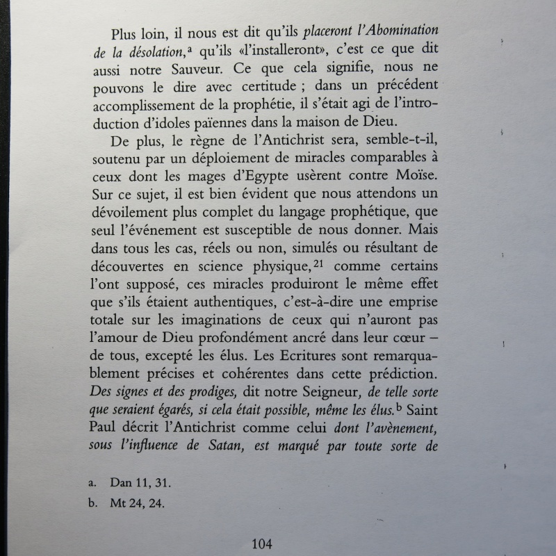 Cardinal John Henry Newman : Pour la première fois en français les Quatre Sermons sur l'Antichrist ! - Page 14 Img_0157