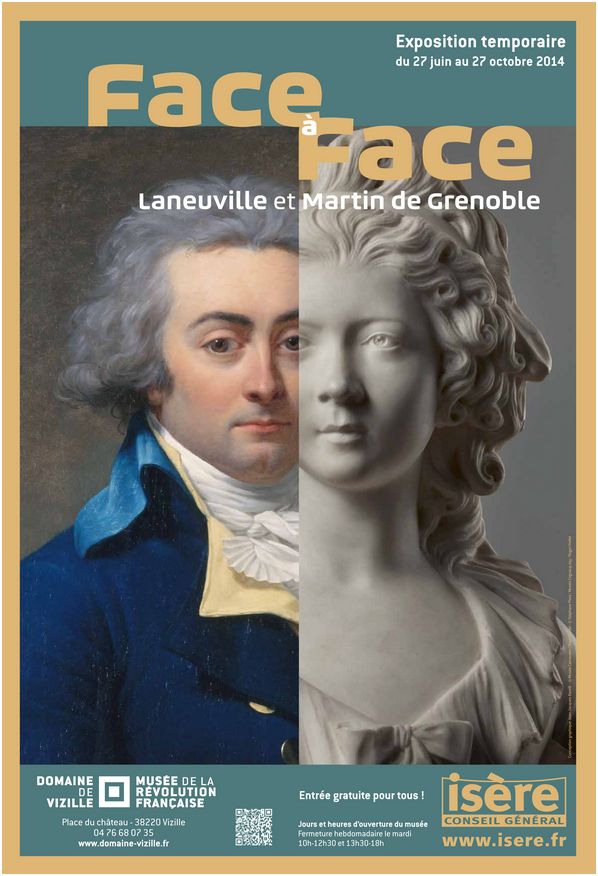 Exposition Laneuville Martin de Grenoble, chateau de Vizille Affich10