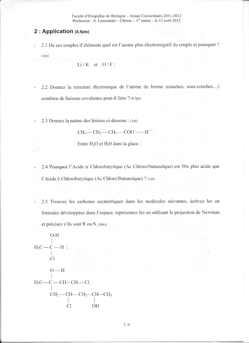 Rennes - 1ère année Chimie12