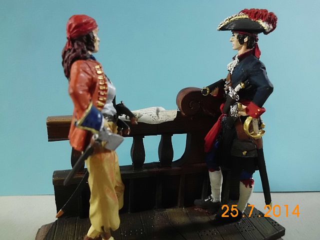 Romeo RM 75-006/005 - Anne Bonny + Calico Jack - 75mm Zinnbausatz - Fertig - Seite 2 1a10