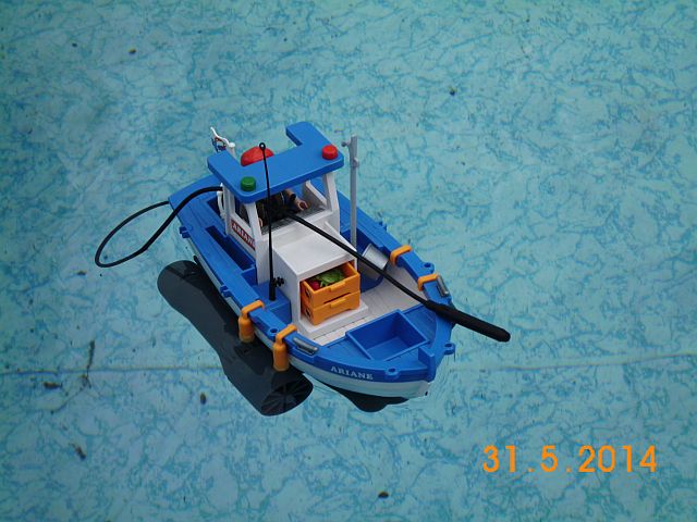 Einfach mal "Just for Fun" - 2 Playmobil-Schiffe mit RC-Set "im Einsatz" 311