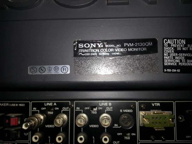 [VDS] Sony PVM-2130 QM 20141029